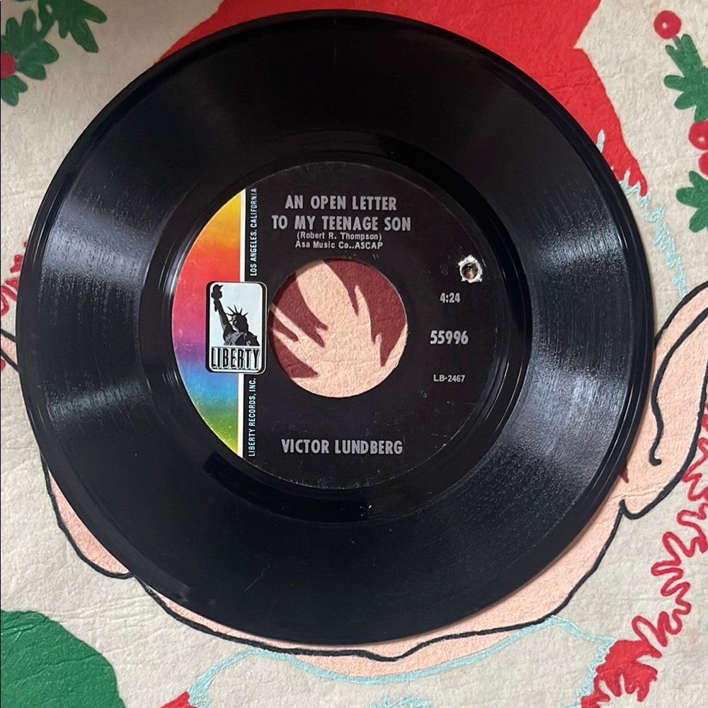 Victor Lundberg Vinyl Record 45 rpm